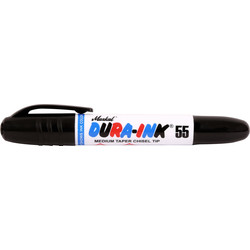 Markal DURA-INK 55 Chisel Tip Marker Black