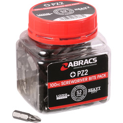 Abracs Abracs S2 Screwdriver Bits PZ2 - 14926 - from Toolstation
