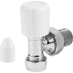 Unbranded Angled Radiator Valve CP 15mm - 15063 - from Toolstation