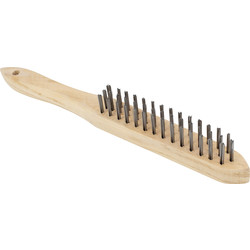 SIP SIP Wire Brush Mild Steel 3 Row - 15253 - from Toolstation