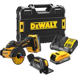 DeWalt DeWalt Powerstack 18V XR Brushless 76mm Cut Off Saw Kit 2 x Batteries - 15263 - from Toolstation