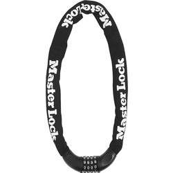 Master Lock Master Lock Steel Chain with Nylon Cover and Resettable Combination Lock 8 x 600mm - 15445 - from Toolstation