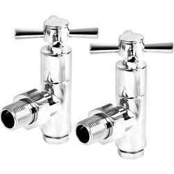 Unbranded / Minimalistic Towel Radiator Valve Angled