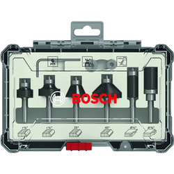 Bosch Bosch Trim & Edging 1/4" Shank Router Bit Set  - 15777 - from Toolstation