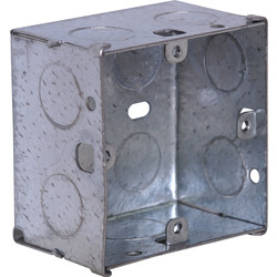 Metal Box 1 Gang 47mm - 15785 - from Toolstation