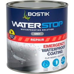 Bostik WATERSTOP Emergency Waterproof Coating 1kg Grey