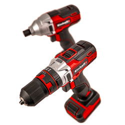 Einhell TE-TK 12 Li 12V Cordless Combi Drill & Impact Driver Twin Pack