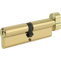 Yale 6 Pin Euro Thumbturn Cylinder 30-10-30mm Brass