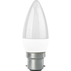 Corby Lighting Corby Lighting LED Candle Frosted Dimmable Lamp 6W  B22/BC 470lm - 16160 - from Toolstation