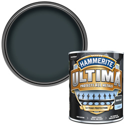 Hammerite / Hammerite Ultima Metal Paint Smooth Dark Grey 750ml