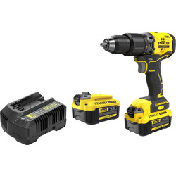 Stanley FatMax Stanley FatMax V20 18V Cordless Brushless Combi Drill 2 x 4.0Ah - 16201 - from Toolstation