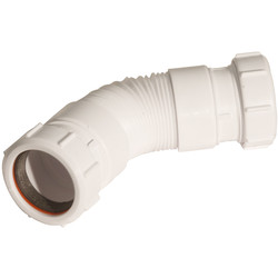 McAlpine McAlpine Flexi Waste Connector 1 1/2" Uni Outlet / Uni Outlet - 16281 - from Toolstation