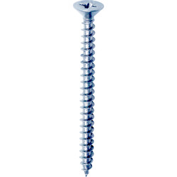 Forgefix / Multi Purpose Zinc Plated Pozi Screw 5.0 x 40mm