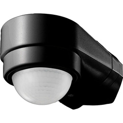 V-TAC PIR Corner Mount Motion Sensor IP65 Black 10m