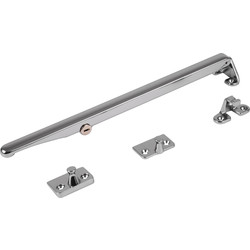 ERA Timber Window Locking Casement Stay Polished Chrome - 16808 - from Toolstation