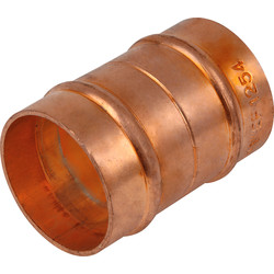 Solder Ring Straight Coupler 15mm