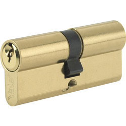 Yale Yale 6 Pin Euro Double Cylinder 35-10-40mm Brass - 17120 - from Toolstation