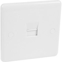 Wessex Electrical Wessex White Telephone Socket Master - 17141 - from Toolstation