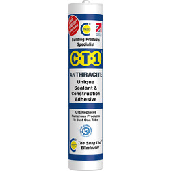 CT1 CT1 Sealant & Adhesive 290ml Anthracite - 17233 - from Toolstation