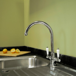 Ebb + Flo Traditional Lever Mono Mixer Kitchen Tap