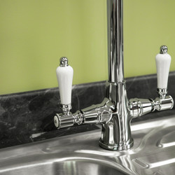 Ebb + Flo Traditional Lever Mono Mixer Kitchen Tap