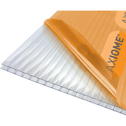Axiome 4mm Polycarbonate Clear Twinwall Sheet 1050 x 2500mm