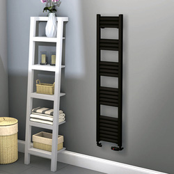 Towelrads Eton Black Aluminium Towel Radiator 1400 x 300mm 1282Btu