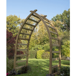 Forest Forest Garden Whitby Arch 258cm (h) x 154cm (w) x 76cm (d) - 17714 - from Toolstation