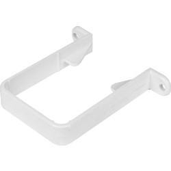 Aquaflow 65mm Square Downpipe Clip White - 17777 - from Toolstation