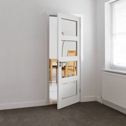 JB Kind / Cayman White Glazed Internal Door 35 x 1981 x 686mm