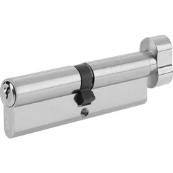 Yale Yale 6 Pin Euro Thumbturn Cylinder 40-10-40mm Nickel - 17979 - from Toolstation