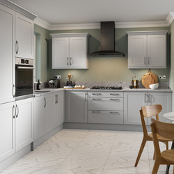 Kitchen Kit Ready Made Shaker Kitchen Cabinet Wall Blind Corner Unit Ultra Matt Light Grey
