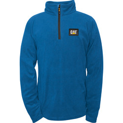 CAT / Caterpillar Half Zip Micro Fleece Small Blue