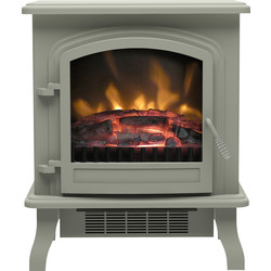 Be Modern Be Modern Colman Electric Stove Fire 17.5'' French Grey - 18213 - from Toolstation