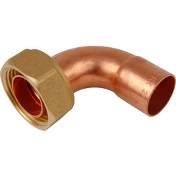 End Feed Bent Cylinder Union 22mm