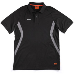 Scruffs Trade Tech Polo Shirt Medium Black