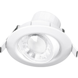 Enlite / Enlite Spryte 8W Adjustable Integrated Dimmable LED IP44 Downlight Warm White 550lm