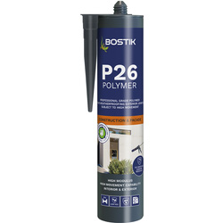 Bostik Pro P26 Construction Polymer Sealant 290ml Black