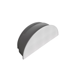112mm Half Round Stop End