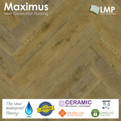 Maximus Provectus Rigid Core Flooring - Carvo Herringbone