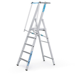 Zarges Safemaster S Platform Step Ladder 5 Tread 2710 x 680 x 210mm