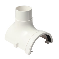 112mm Half Round Stopend Outlet