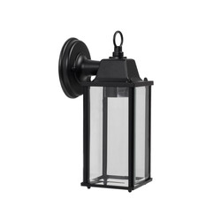 Zink Bevelled IP23 Glass Lantern