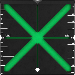 Milwaukee High Visibility Laser Target Plate Green