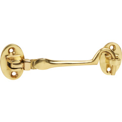 Eclipse Brass Cabin Hook 100mm - 20152 - from Toolstation