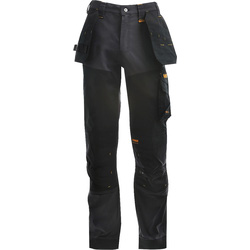 DeWalt / DeWalt Memphis Full Stretch Holster Pocket Trousers Grey/Black 42" L