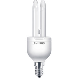 Philips Philips Energy Saving CFL Stick Lamp 8W SES (E14) 460lm - 20341 - from Toolstation