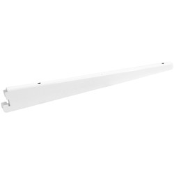 Pack of 10 Twin Slot Shelving Brackets 220mm Anti-Microbial Finish Strong 84kg Max Load 
