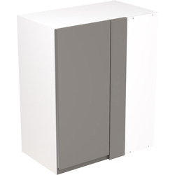 Kitchen Kit Ready Made J-Pull Kitchen Cabinet Wall Blind Corner Unit Ultra Matt Dust Grey 600mm