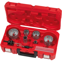 Milwaukee Milwaukee Contractor Hole Saw Set 10 pc - 21071 - from Toolstation